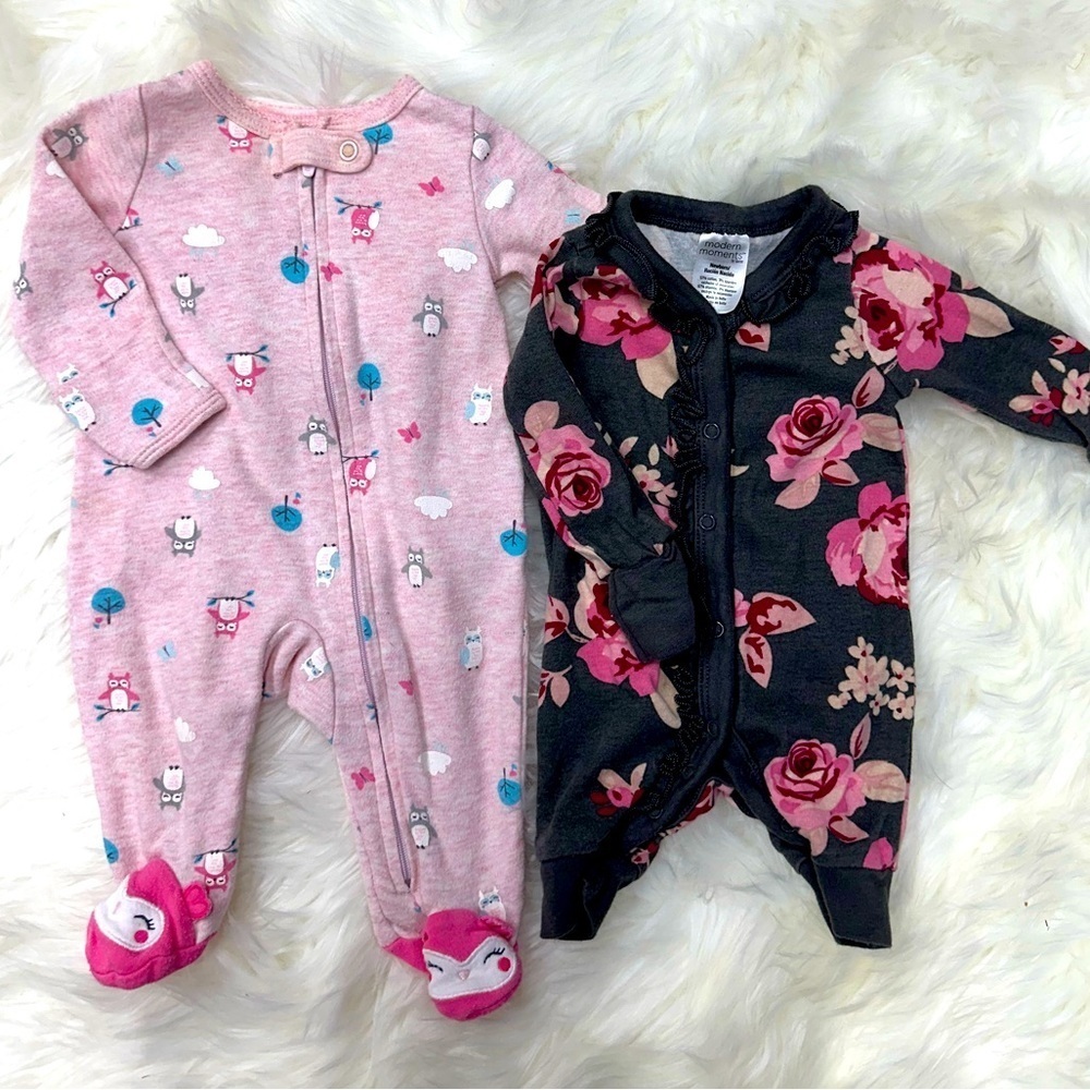 5/$30 Baby Girl Footies Bundle